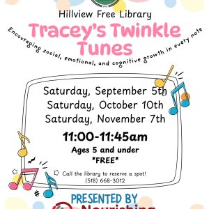 Tracey's Twinkle Tunes Hillview Update September 2026